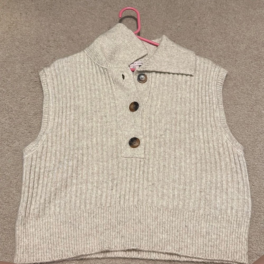 Cropped Sweater Vest